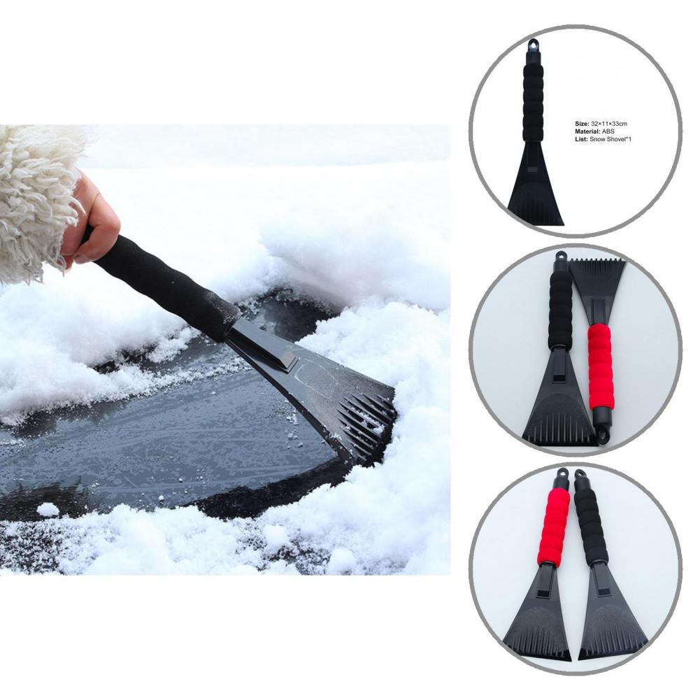 Ice Scraper Black/Red Snow Scraper Automotive Tools Not Easy to Break Practical Practical Car Snow Scraper