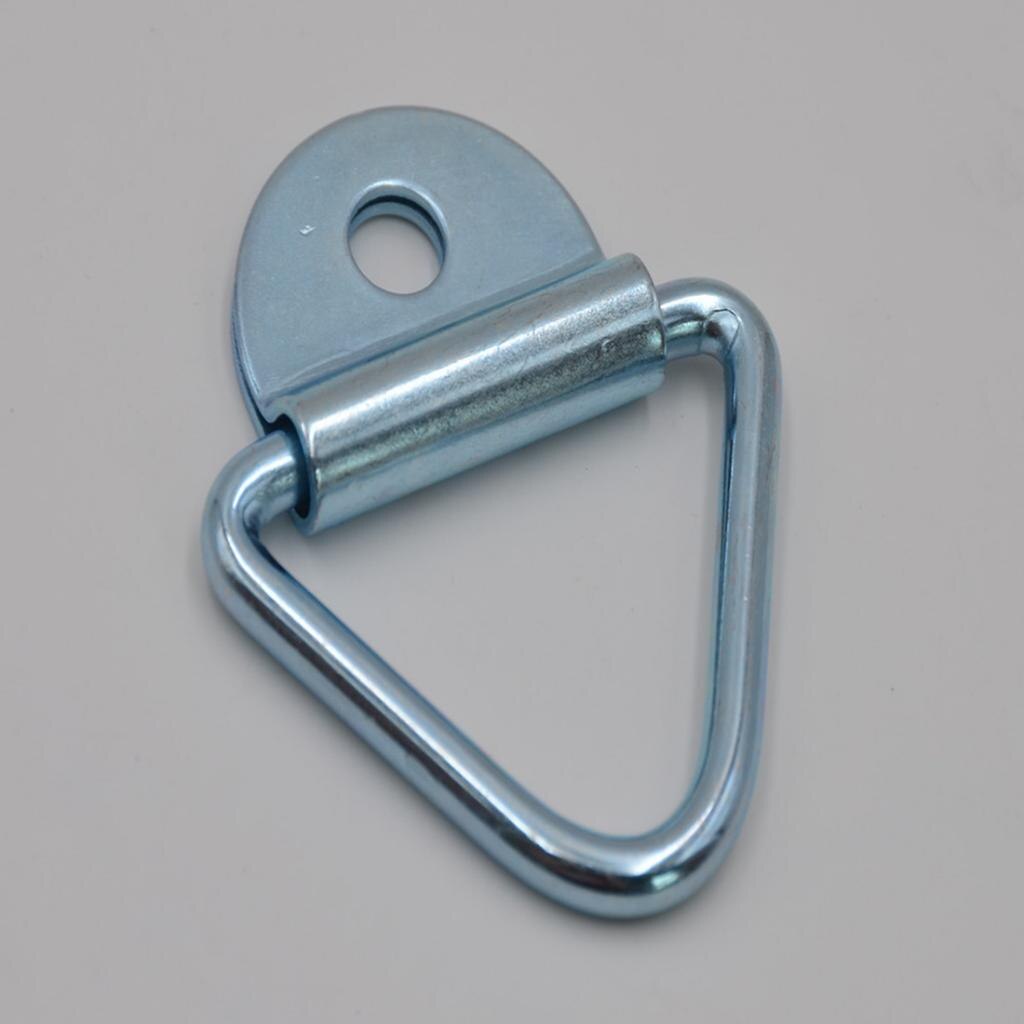 Lashing Rings Surface Mount Tie Down Anchors Hook, Heavy Duty V Rings Trailer Anchor Plate Surface Mount Forged Lashing Ring