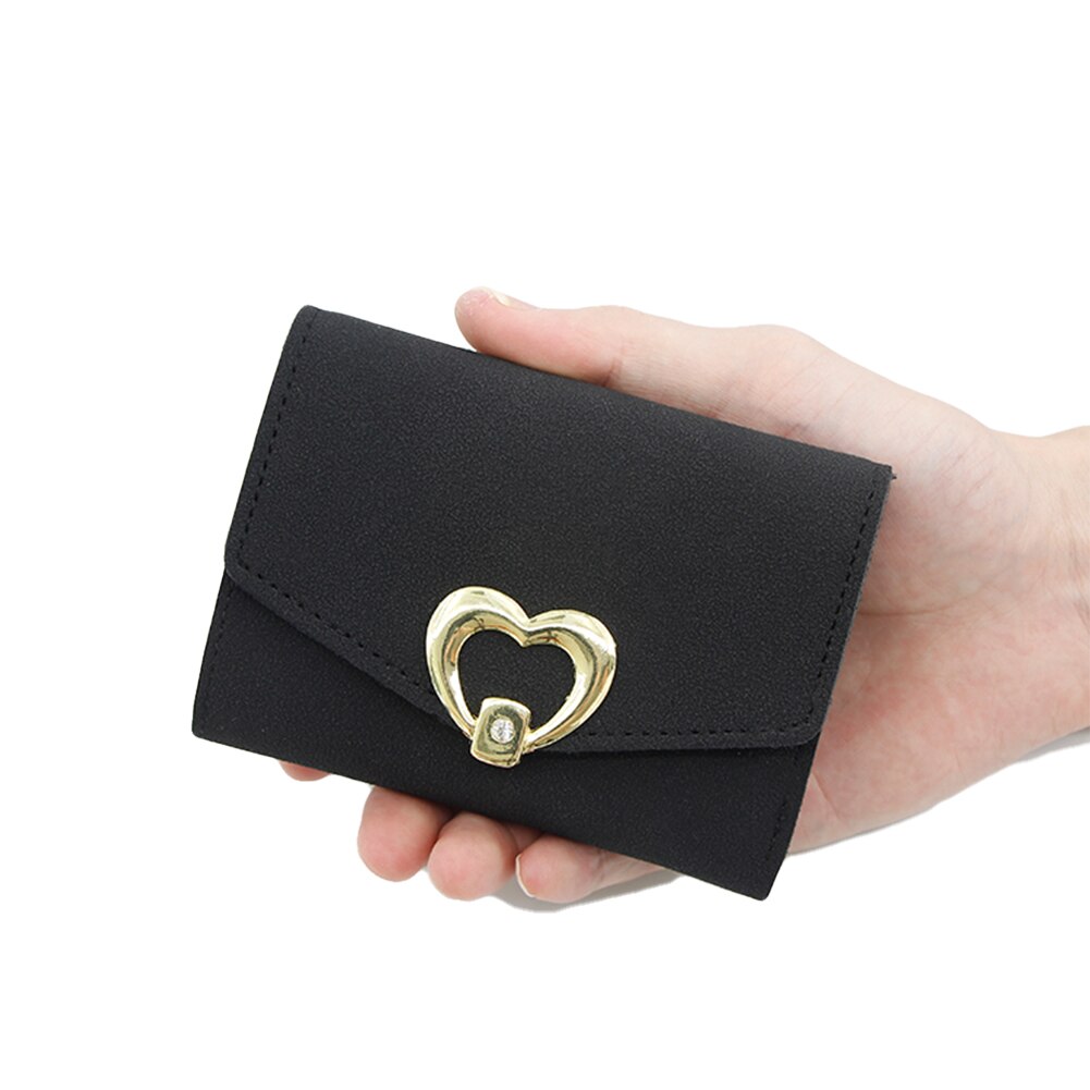 2021 Marka Nowy kobiety monety kiesy moda portfel w kształcie serca pstryknąć zamknięcie kartonowe opakowanie