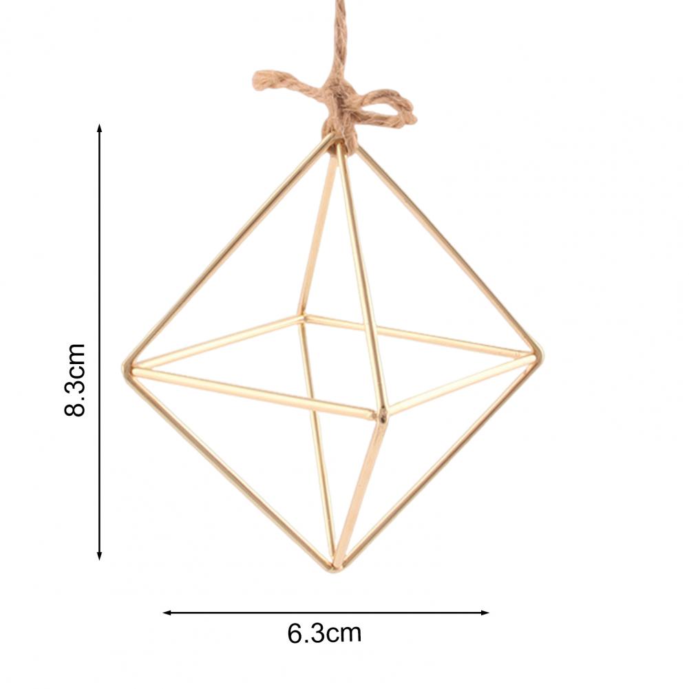 Metall Pflanzenständer Vermehrungsstationen Glas Terrarium Pflanzen Geometrische bilden Pflanze Eisenständer Luftpflanzenhalter Heimat Dekor