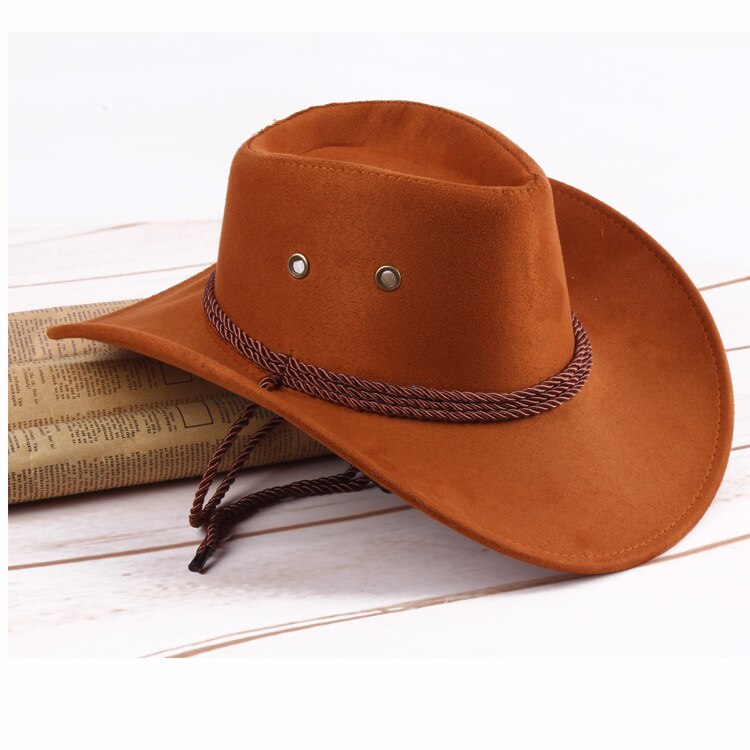 Unisex western cowboy hat turist hat hat western hat gorras 8 farver  aw7229: 1