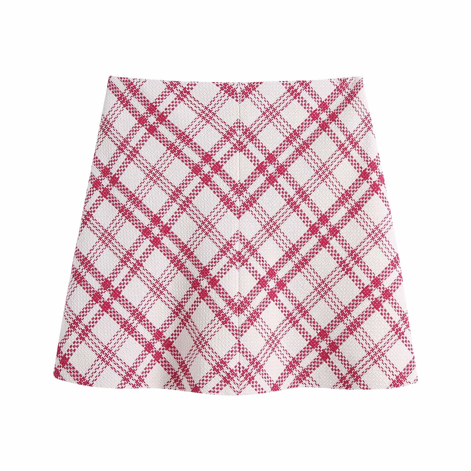 Women Two Pieces Set Checkered Textured Blazers and Short Skirt Suit Casual Chic Lady Women Outfits Suit