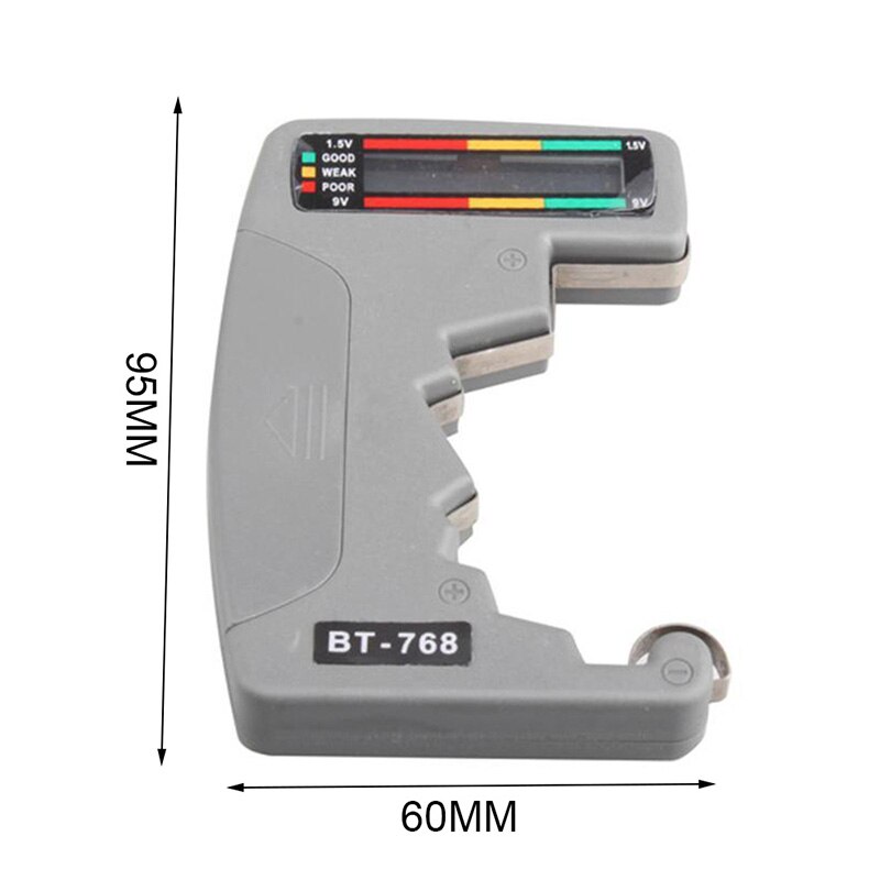 Digital Battery Tester Battery Measuring Instrument Pointer Battery Level Indicator Dry Battery Tester Not Included Battery