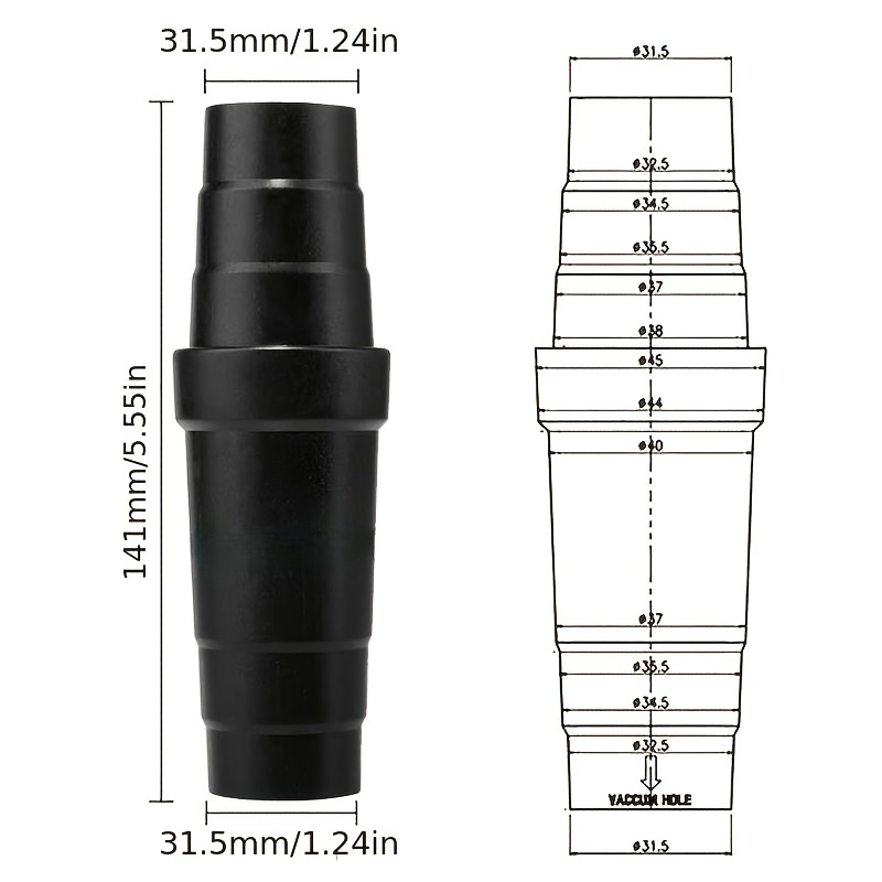 1pc Universele Stofzuiger Slang Adapter Converter 4-layer/5-layer Stofzuiger 32mm 35mm 39mm Connector Accessoires