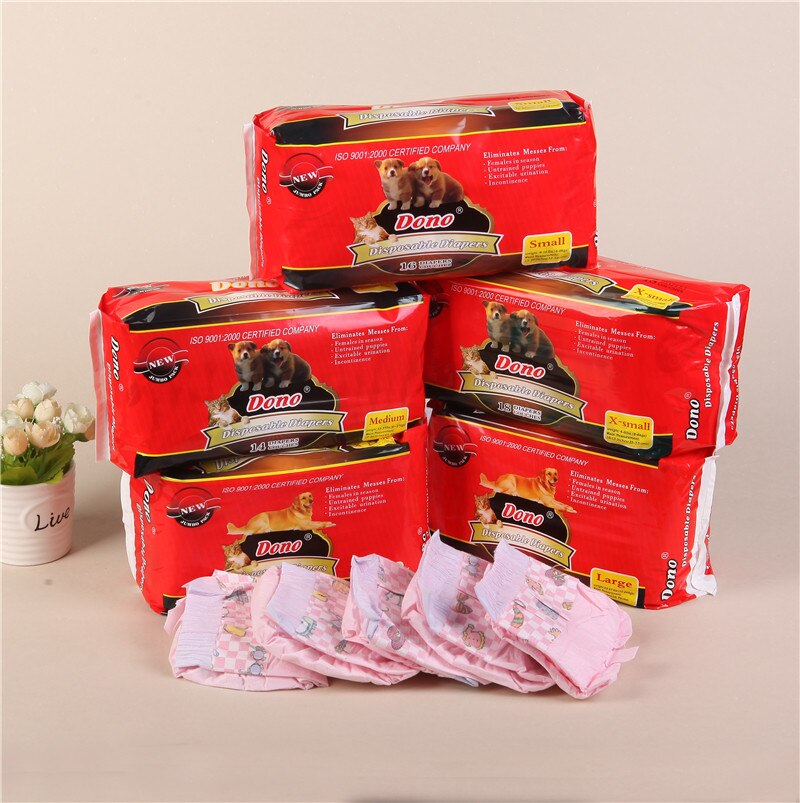 Dog DiaperFemale/male Comfortable Super One-Time Leak-Proof Pad Absorbent Safe et Diapers Price Concessions Pet Supplie