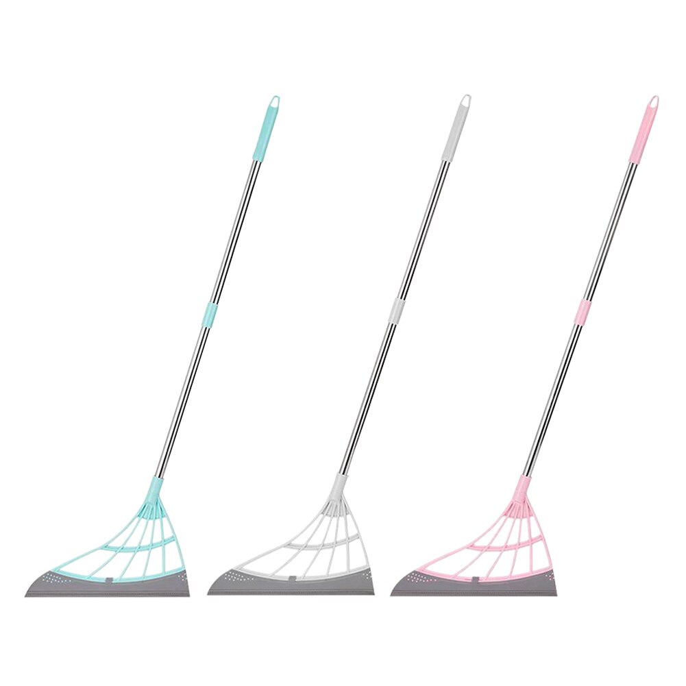 Balai d'essuie-glace magique en Silicone, pour salle de bain, cuisine, outils de nettoyage de la poussière de sol, grattoir à fenêtres, balayage anti-adhésif des poils d'animaux