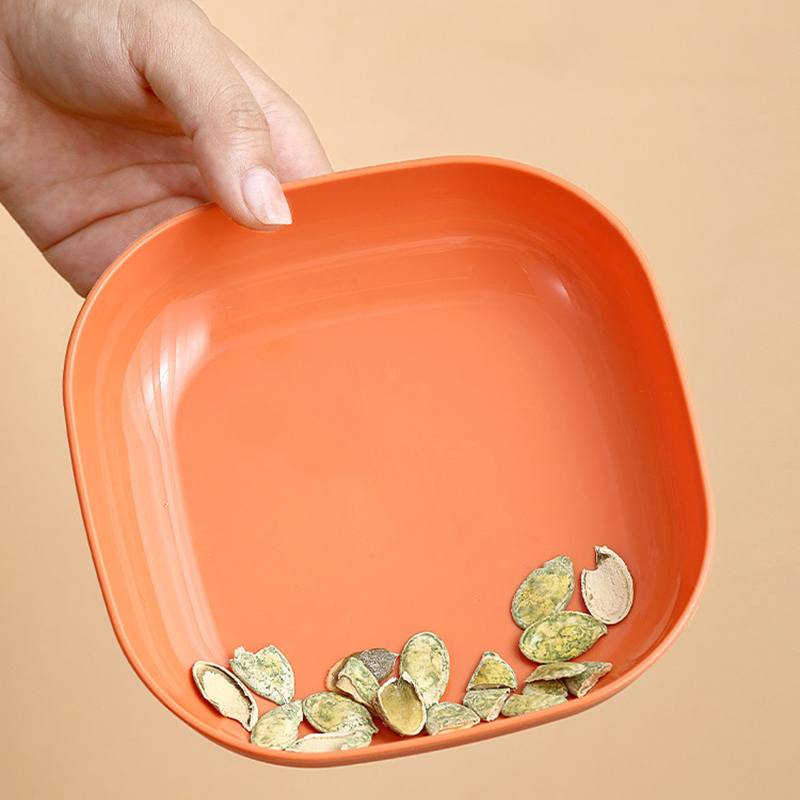 Gbsc 5 Stks/set Voor Keuken Plastic Voedsel Saus Schotel Kleine Azijn Smaak Board Snack Platen Creatieve Ronde Huishouden Fruitschaal