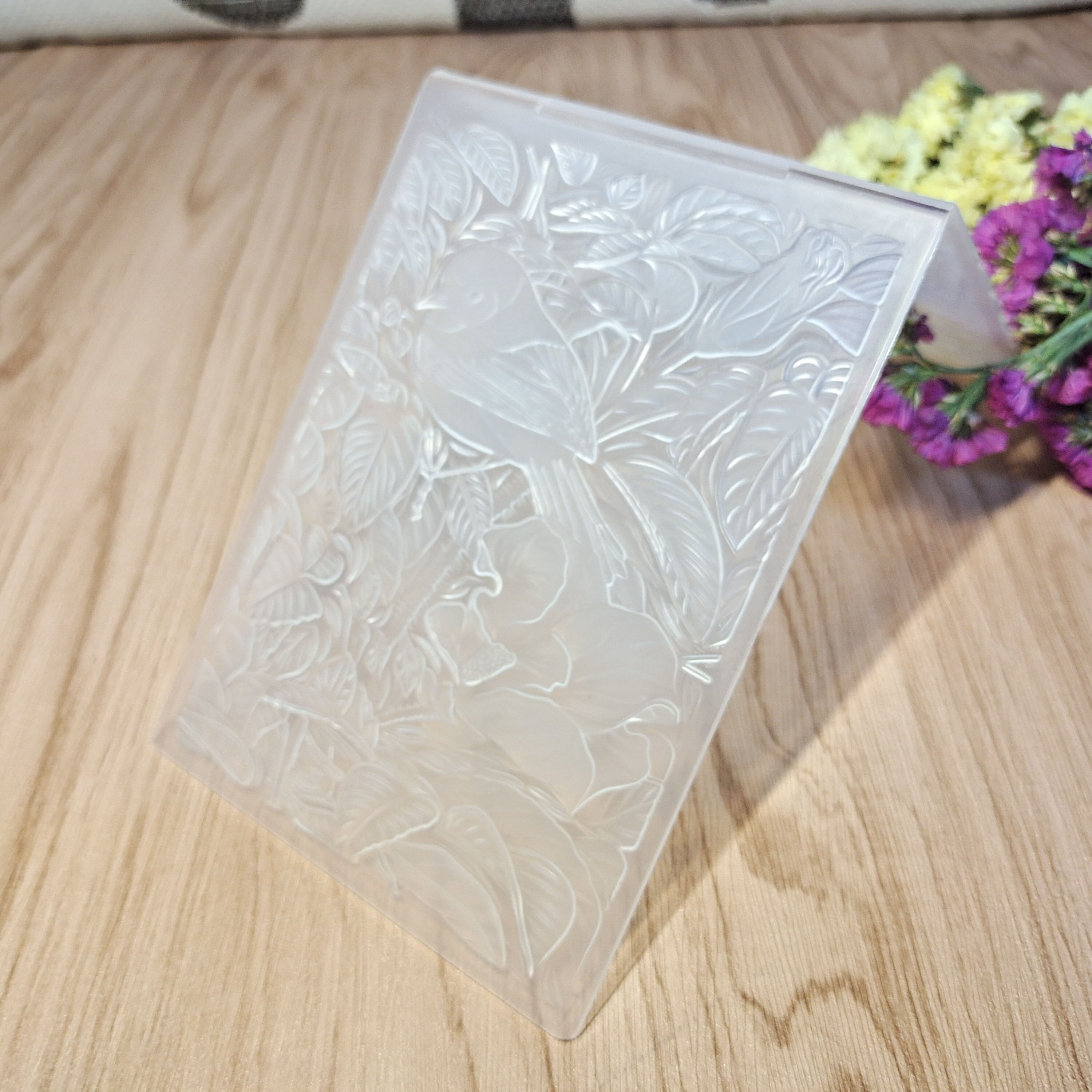 Wall Tiles/ 3D Bird / Flower/Various Patterns Embossing Folder For Scrapbooking DIY Photo Album Card Making Crafts: FD-011