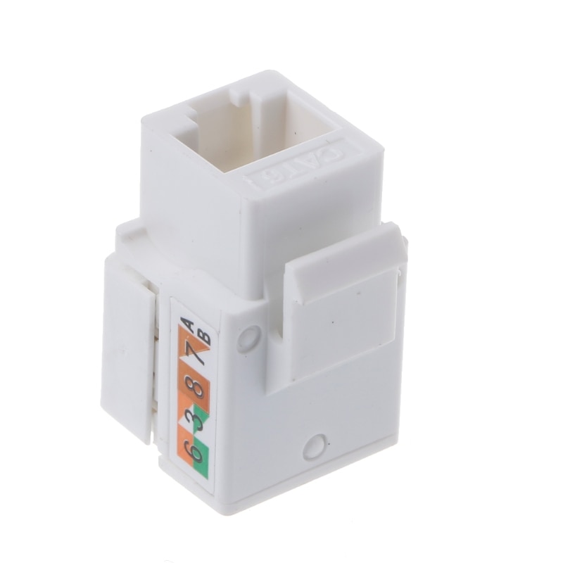 CAT6 Network Module Information Socket RJ45 Connector Adapter Keystone Jack 16FB