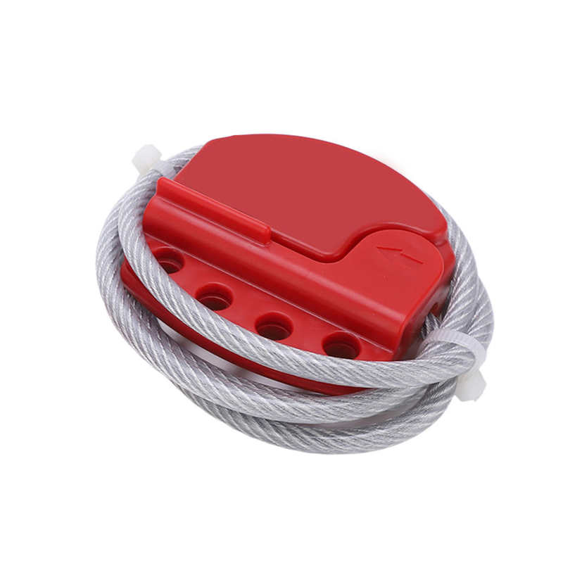 Steel Cable Lock Stainless Steel Safety Cable Lock for Industry for Home for Factory