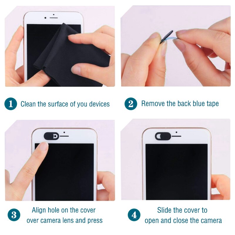 network can cover laptop camera cam shutter network cover mobile phone computer shutter magnet sliding plastic WebCam cover