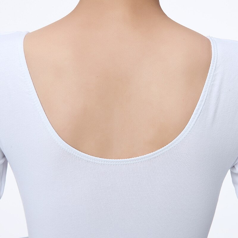 Mono de algodón de manga larga para adultos, leotardos de gimnasia para niñas, traje completo de Yoga, Ropa de baile de Ballet, mono, Unitard Unisex
