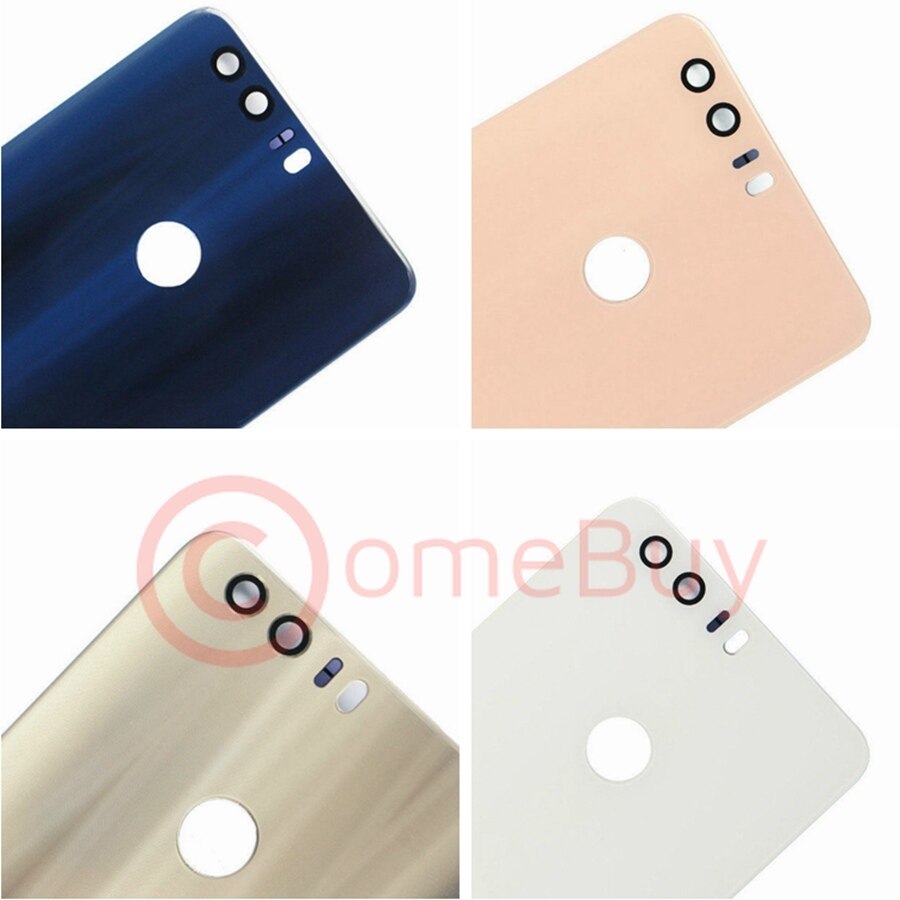 for Honor 8 Back Glass Battery Cover Case Rear Panel Housing For Huawei Honor 8 Lite Back Glass Cover Door Honor8 Replacement