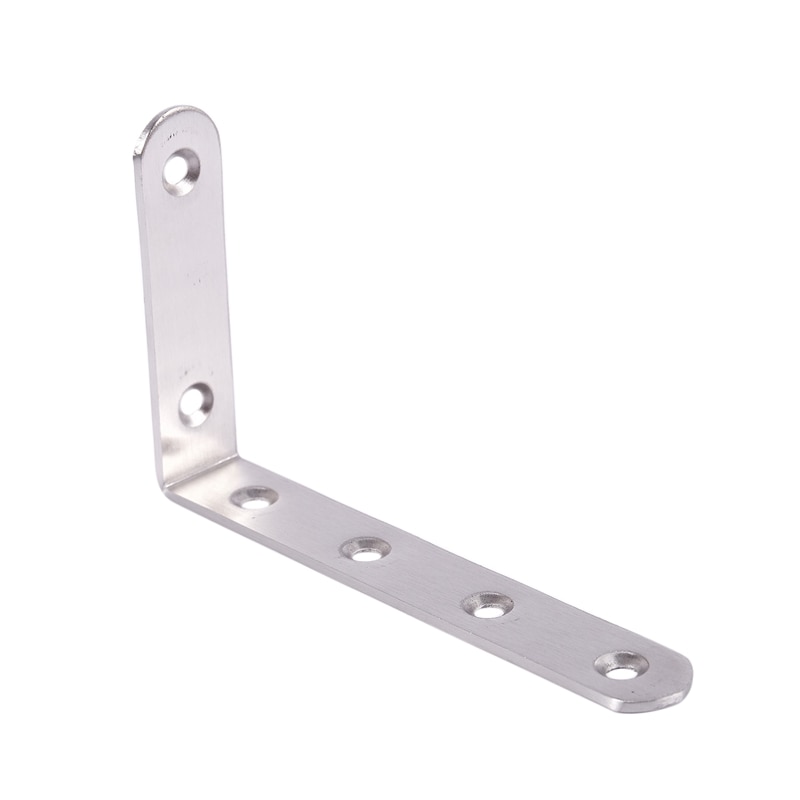 Fashion125x75mm L Shape Stainless Steel Shelf Corner Brace Angle Bracket