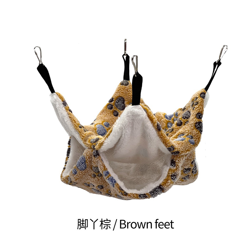 Hamaca para hámster, cama para roedores y hámster, accesorios para ratas, hamaca para ratas, hamaca para roedores, casa de conejillo de indias CXW04: Amarillo claro