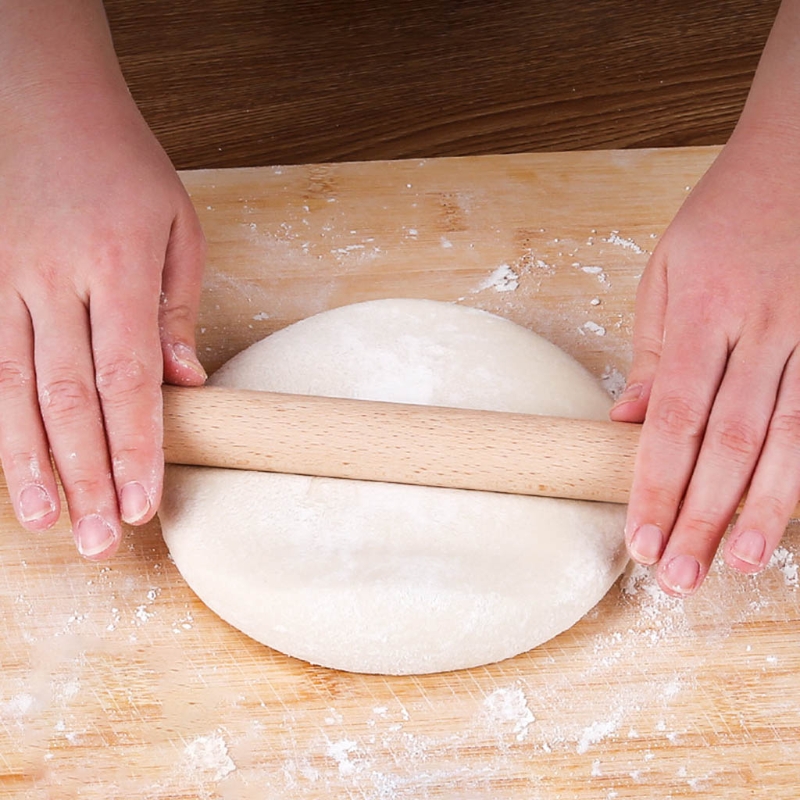 Embossing Rolling Pin Christmas Theme Pattern Engraved Wooden 3D Roller for Embossed Pastry Fondant Cake Dough Kitchen