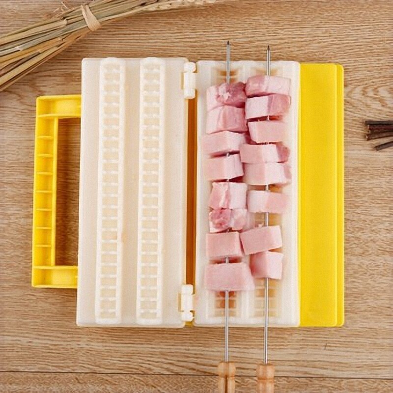 Multifunctional Barbecue Manual Stringer Tool Household Lamb Skewers Skewer Threading Machine Automatic Meat Skewers