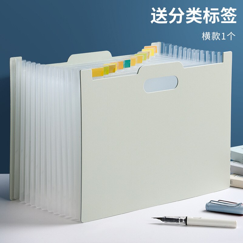 Verticale Orgel Pack Onderzoek Papier Opslag En Sorteren Multilayer Bestand Mappen Studenten Met Classificatie Uitbreiding Zak: 5