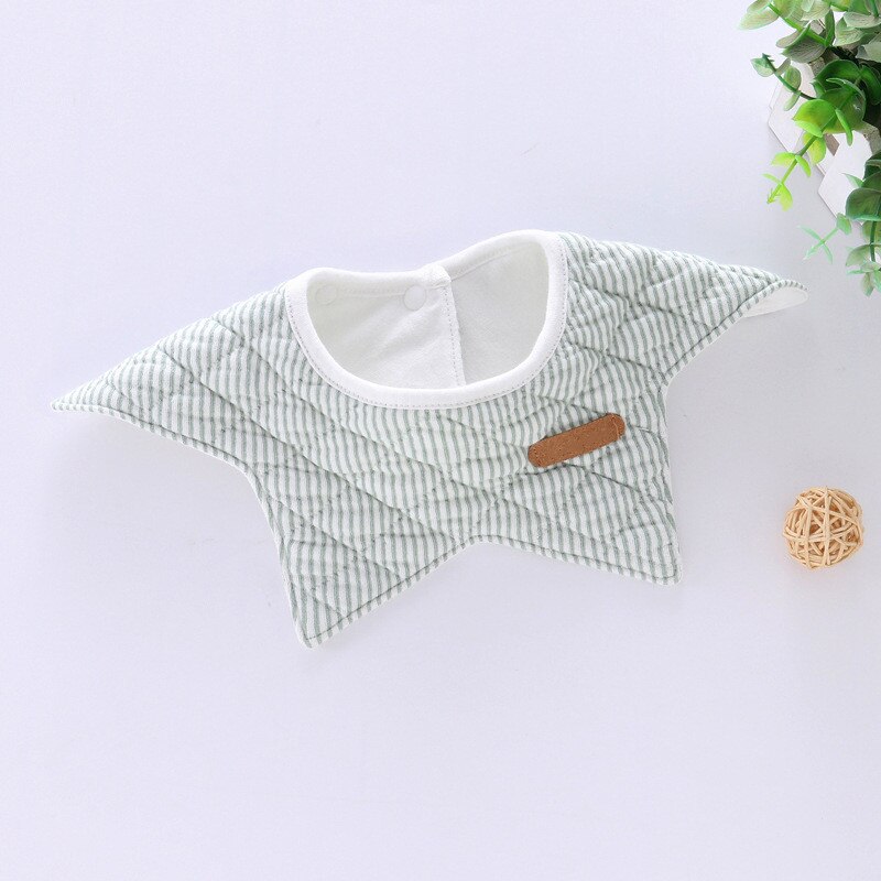 Bavoir en coton pour -né, pour soins infirmiers, imperméable, écharpe douce à deux couches, Bandana salive