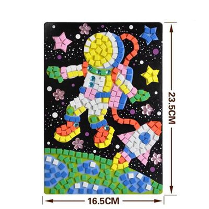 12 stili Possono Essere Scelgono Lotto 3D Mosaici Di Puzzle Creativo Sticker Gioco Animali di Trasporto Arti Del Mestiere per I Bambini Giocattolo Educativo giocattolo: Type 4