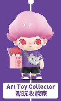 POPMART DIMOO Social University series blind boxes: art toy collector