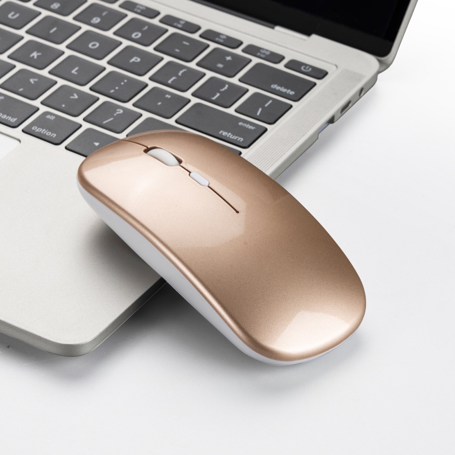 2.4G Wireless Mouse Rechargeable Charging Ultra-Thin Silent Mouse Mute Office Notebook Mice Opto-electronic for Home Office Use: 04