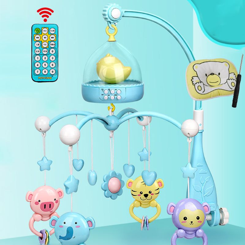 Bambino Musicale Culla Rattle Culla Mobile Stelle Sogni Luce Flash Nusery Ninna Nanna Giocattolo Q6PD