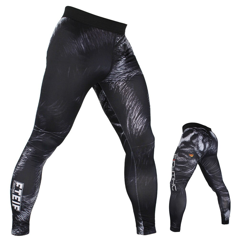 MMA-mallas de compresión para hombre, pantalones cómodos de fibra de cloro, antipresión, Leggings de talla opcional para adultos