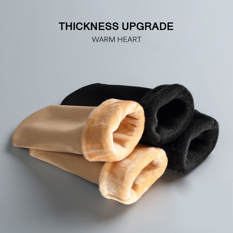 1 Pair Winter Warmer Women Thicken Thermal Wool Cashmere Snow Socks Seamless Velvet Boots Floor Sleeping Women'S Socks