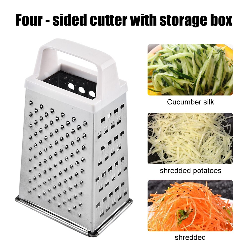 4 in 1 Manual Vegetable Slicer Grater Shredder Cucumber Slicer Cutter Potato Shredder Cheese Grater Kitchen Chopper
