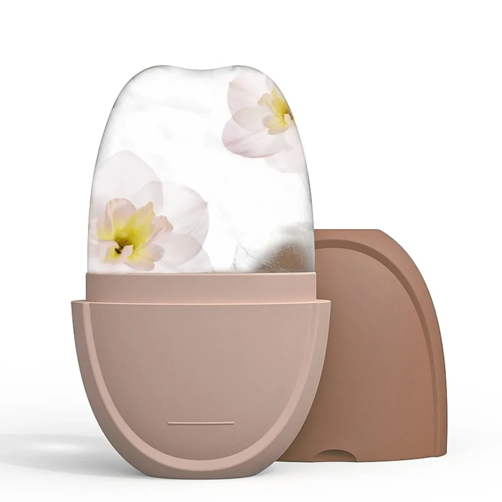 Siliconen Ijsroller Mal Mini Draagbaar Gezichtsreinigingstool Koud Kompres Rustgevende Massage Ijsdoos Duurzaam Huidverzorgingstool