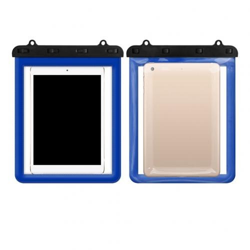 Fodral för ipad vattentät undervattens surfplatta skyddsfodral torr förvaringsväska fodral surfplattor & e-bokslåda: Blå