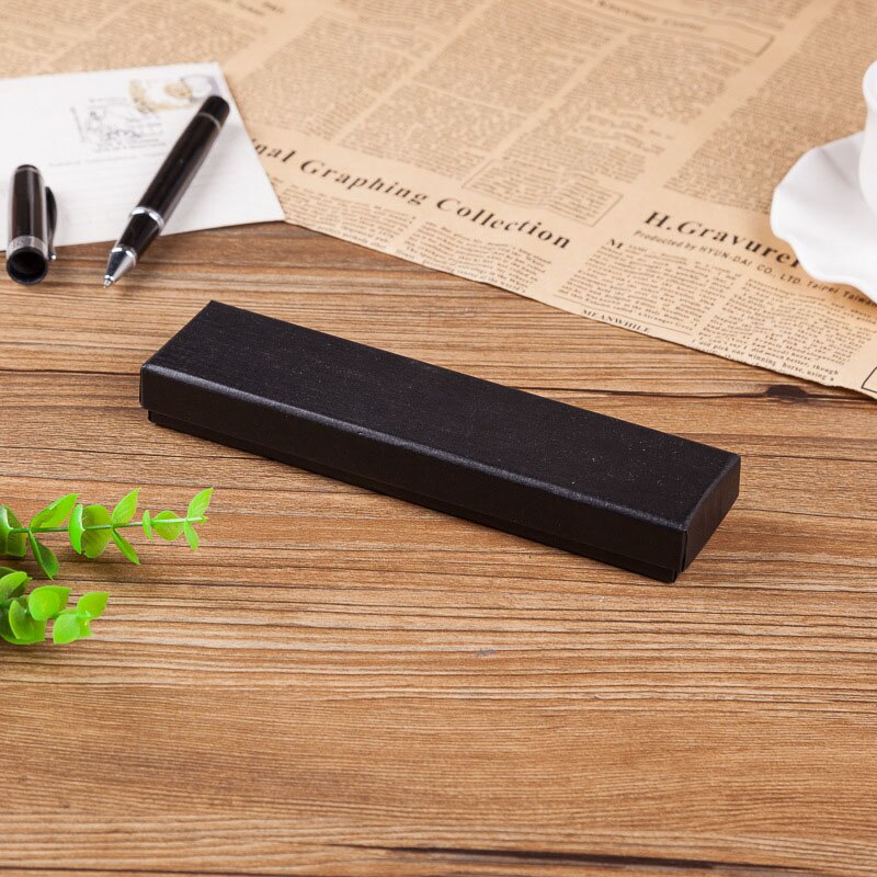 Black Pen Packing Box Business Fountain Pen Box Pencil Cases Box For School Stationery Escolar Box