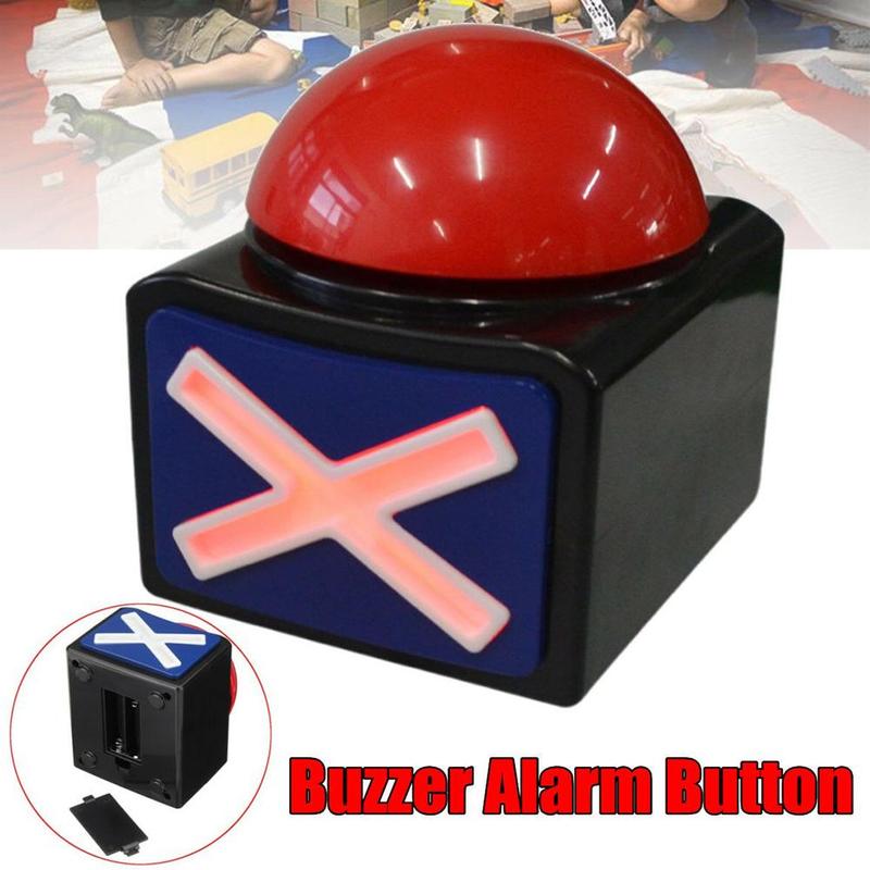 1pc leuke rode spel antwoord zoemer alarm knop doos met speelgoed stress licht geluid knop geen spel familie grote ventilatie ja verlichting pr  c4 i 9