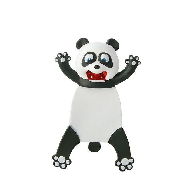 3D Cartoon Dieren Bladwijzer - Leuke Kat, Panda, Haai - Kawaii Pagina Marker voor Kinderen & School: 12