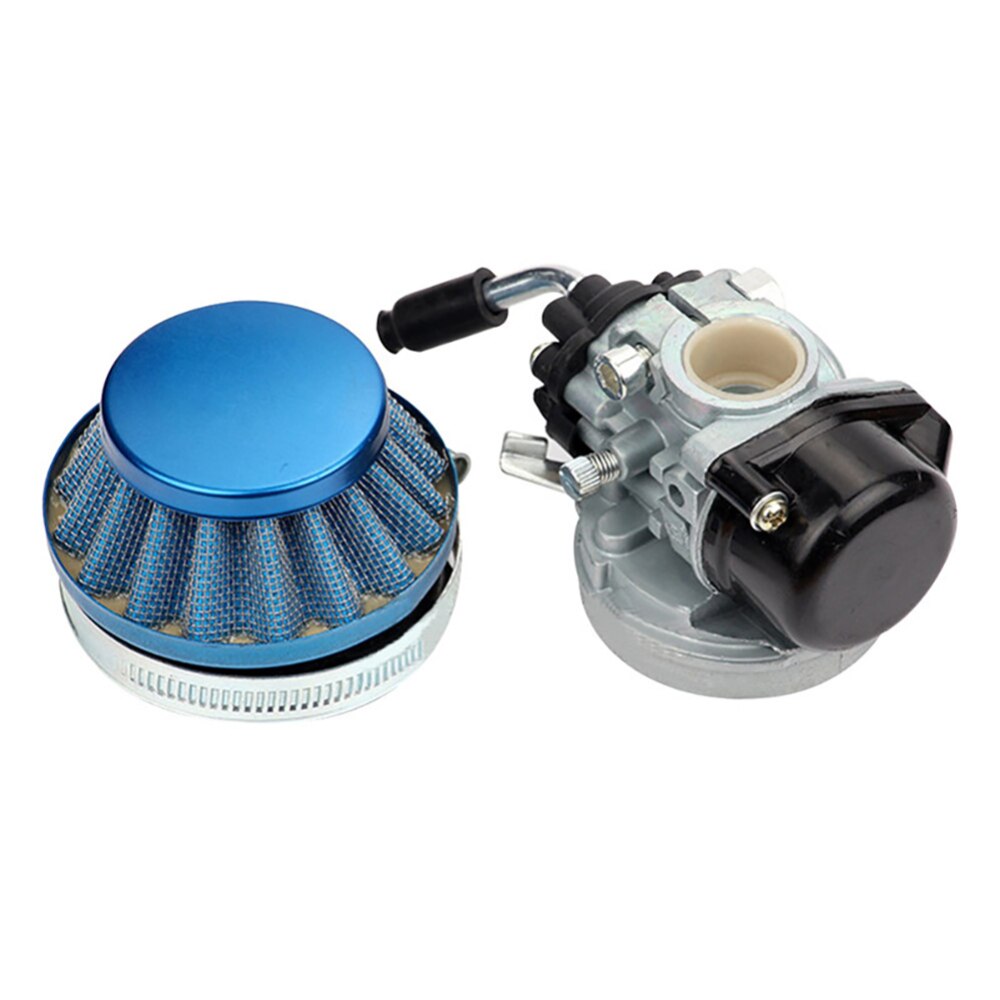 Cykelcykel luftfilter förgasarmotor för 37 50 80cc 2 takts motorenhet för 47cc 49cc mini fyrhjuling atv smuts kart buggy