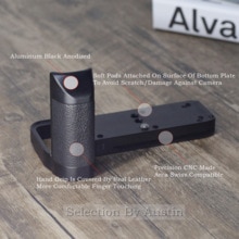 Lederen Handgreep Quick Release Bracket Voor Sony A7C Aluminium Arca Swiss