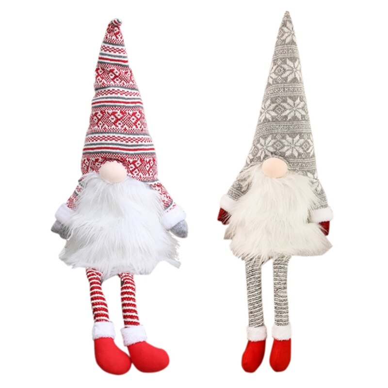 Julgran topper våren snöflinga svensk tomte tomte prydnad dekorationer