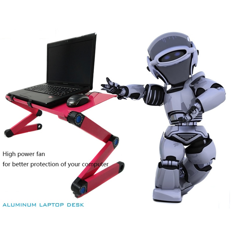 Portable ordinateur Portable Bureau debout pour lit canapé ordinateur Portable Table pliante ordinateur Portable Bureau avec tapis de souris pour Bureau Meuble Bureau