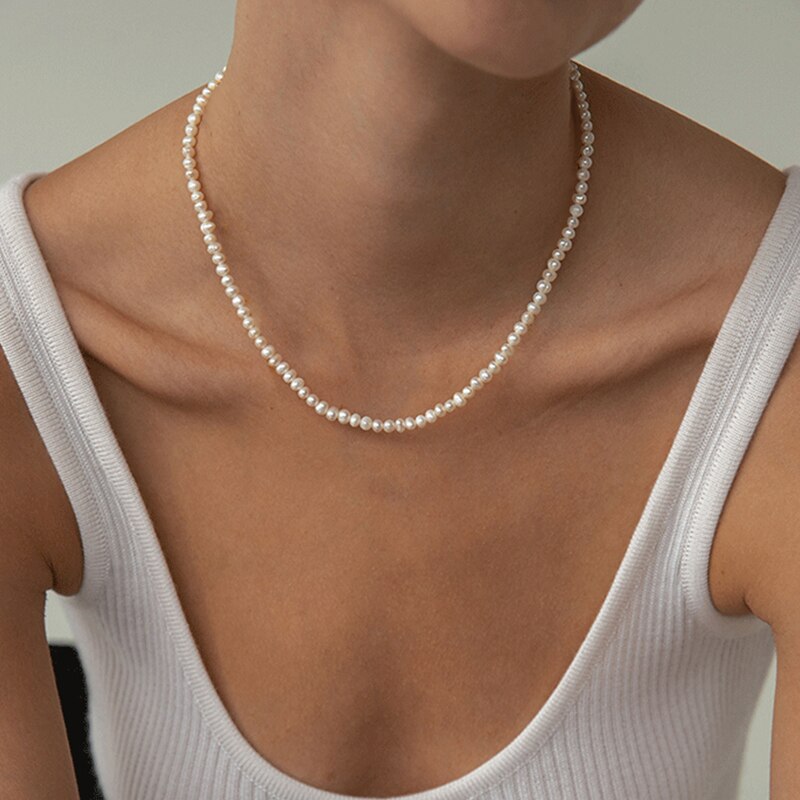 Punk Gold Multilayered Chain Baroque Pearl Necklace For Women Coin Crystal Pendant Necklace Trend Jewelry: CS50668