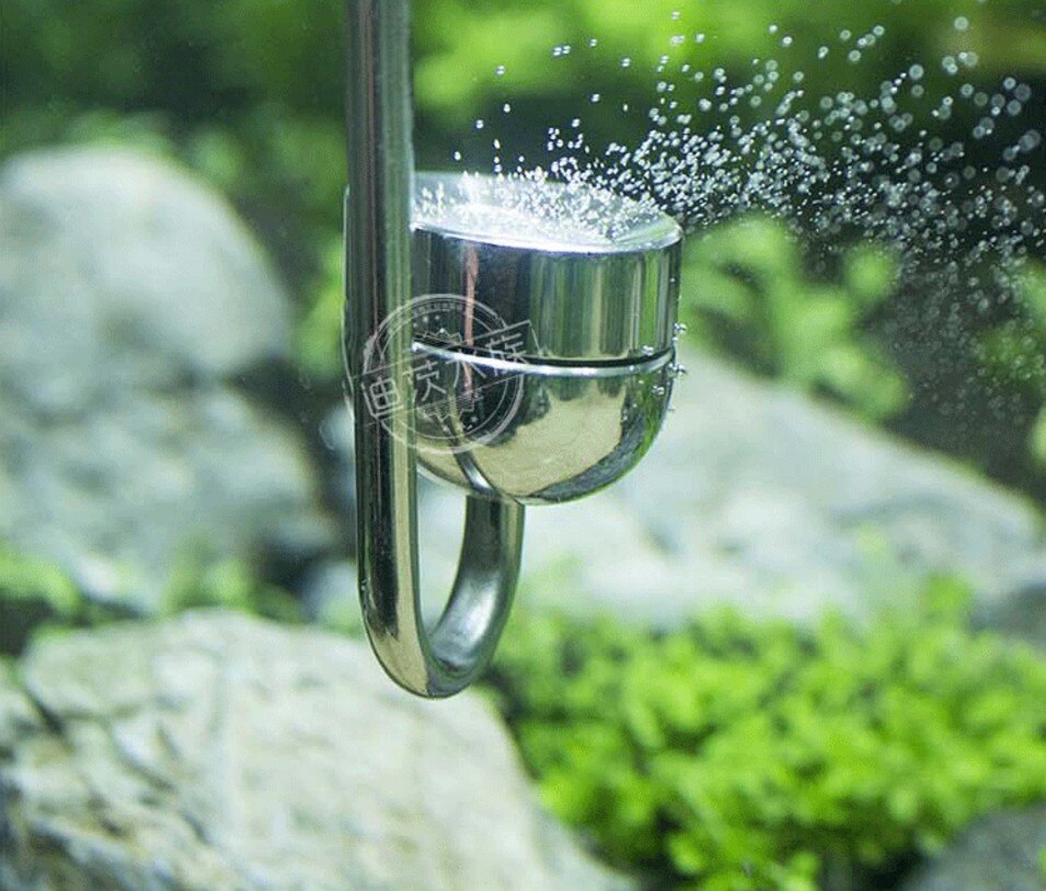 Aquarium diffuser for co2 regulator DICI Stainless Steel Diffuser, suckers, High pressure tube CO2 USE, aquatic plants fish tan