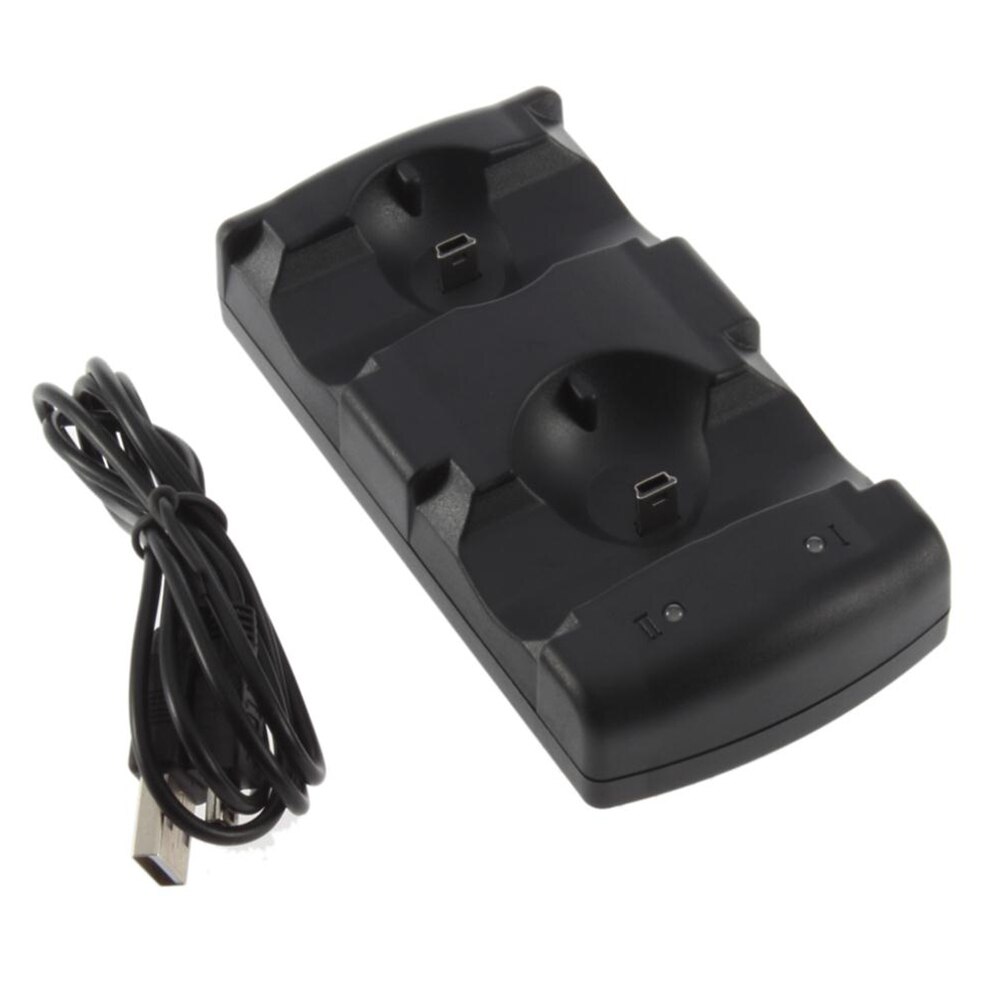 Dual Chargers DualB Charging Powered Dock Charger for PlayStation 3 for Sony for PS3 Controller & Move Navigation