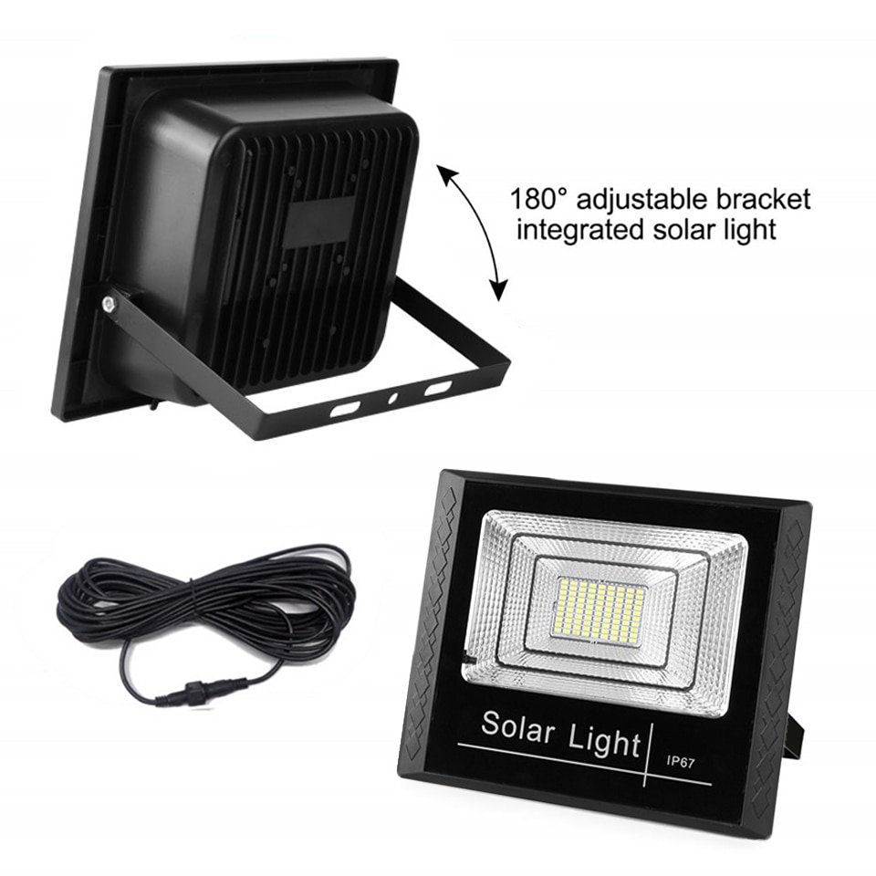 25W/45W/65W Solar Garden Light Outdoor Waterproof LED Floodlight Spotlight Solar Lamp IP67 Outdoor Park Garden Solar Flood Light