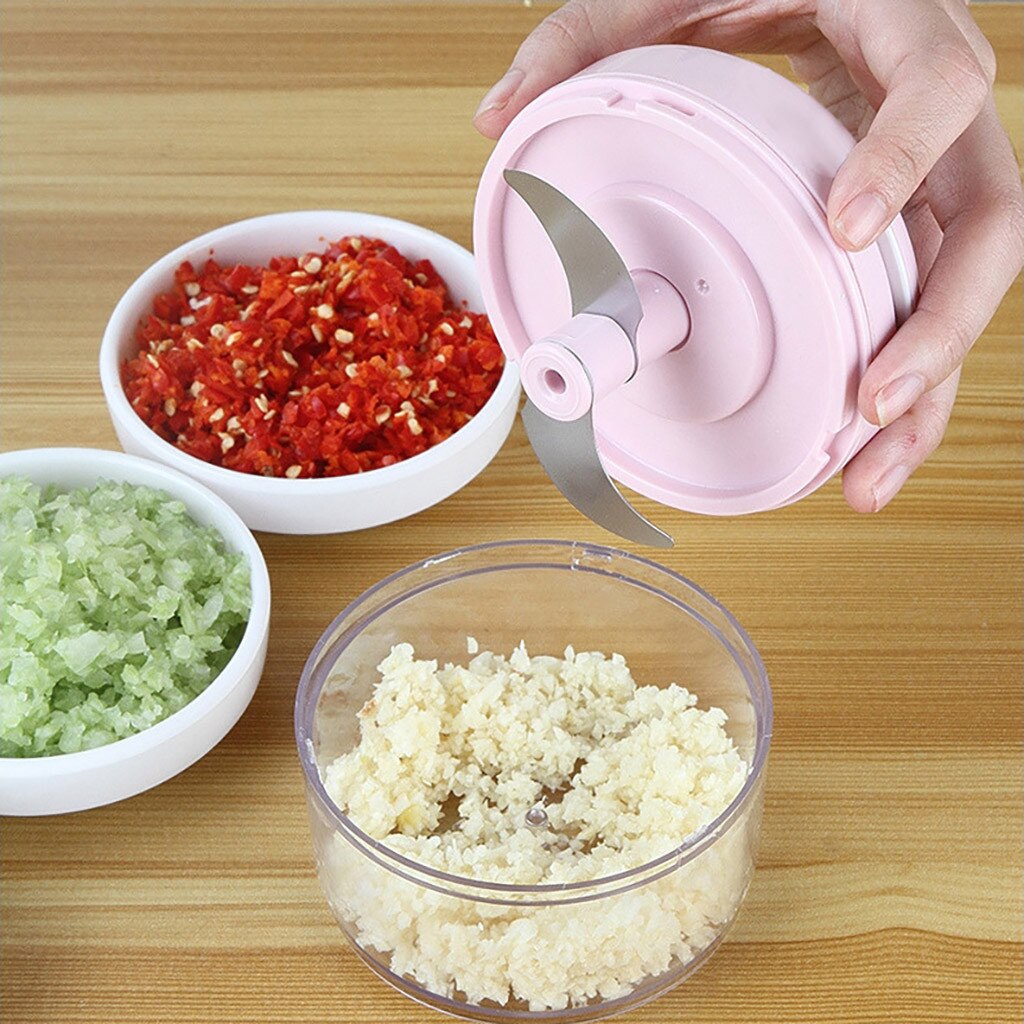 Portable Electric Crusher Multifunction High Speedy Vegetable Fruit Shredder Mini USB Rechargable Vegetables Garlic Cutter A05