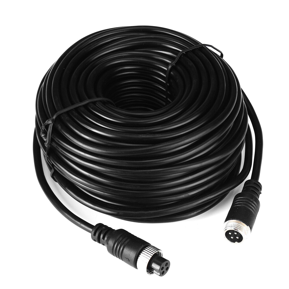 15M / 20M 4Pin Aviation Vehicle CCTV Camera Waterproof Extension Cable 4 Pin Aviation Video Cable