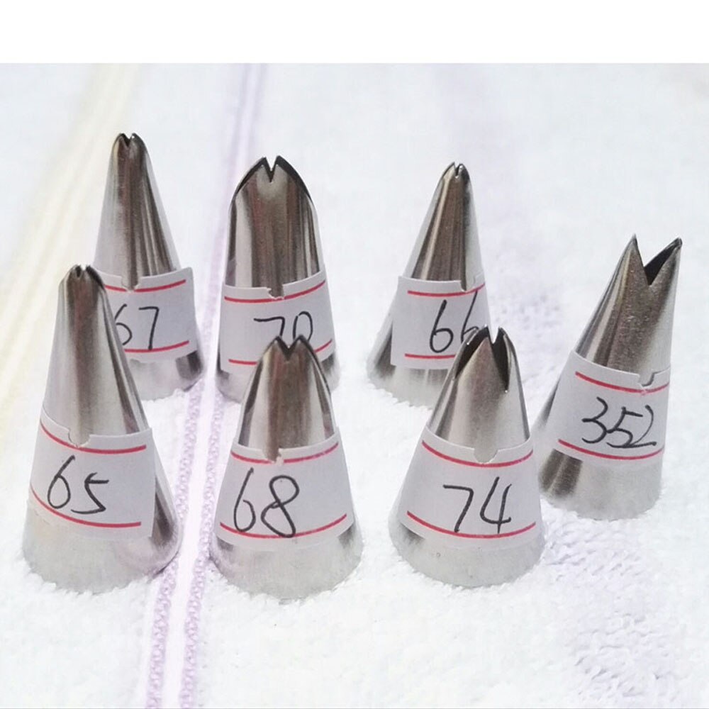 Mode 1 PCS Bladeren Mondstuk Rvs Icing Piping Nozzle Pastry Tips Cake Decor Tool Bakken Accessoires