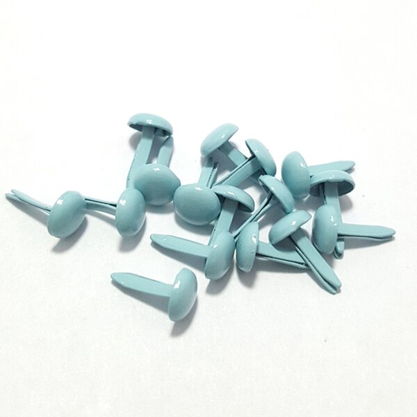 500pcs 5mm White Metal Brads for Scrapbooking Accessories Paper Crafts Wedding Supplies Invitations Cards Children Puppy DIY