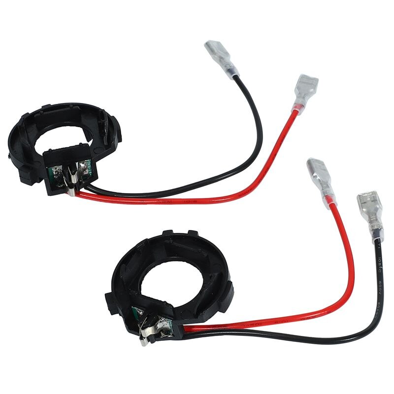 Bombilla de Xenon H7 HID, bombillas de faro delantero de coche, adaptador de soporte de Base para Tiguan/Golf 6 7/Scirocco/Sharan/Touran: Default Title