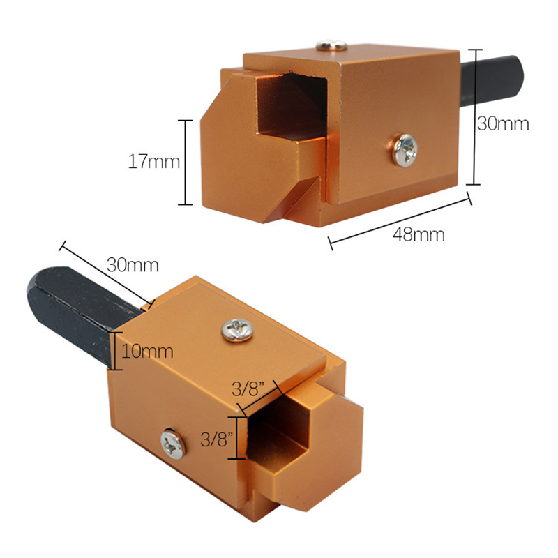 Corner Chisel Tool High Accuracy Quick Cutting Hinge Recess Corner Wood Chiseling Tool for Squaring Hinge Recess XHC88