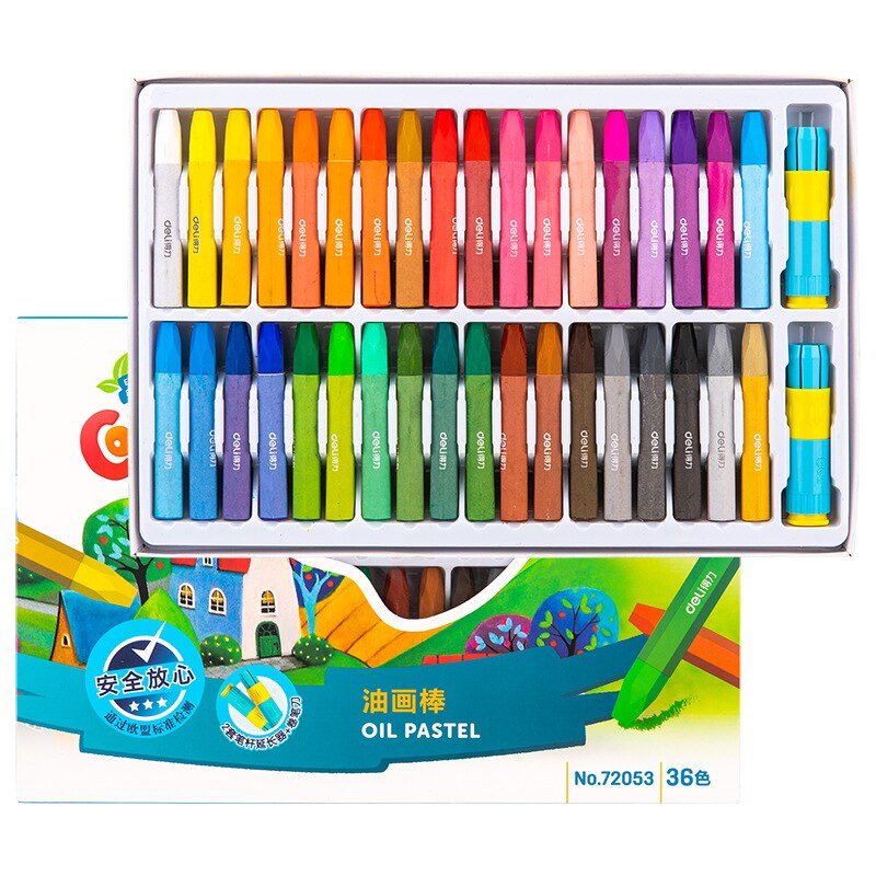 Art painting graffiti oil pastel 12/18/24/36 color children painting oil pastel art crayon painting supplies: 36 colors